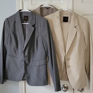 LOT of 4 suit seperates: 3 jackets, 1 pencil skirt